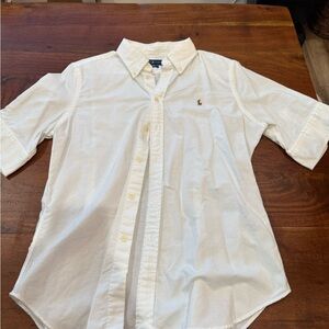 Ralph Lauren Cream Button Down Shirt